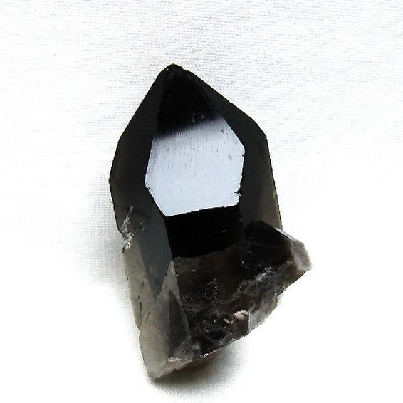ブラジル産 モリオン 純天然 黒水晶 原石 [t633-2874]