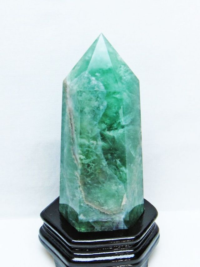 1.6Kg フローライト 六角柱[T634-5489]