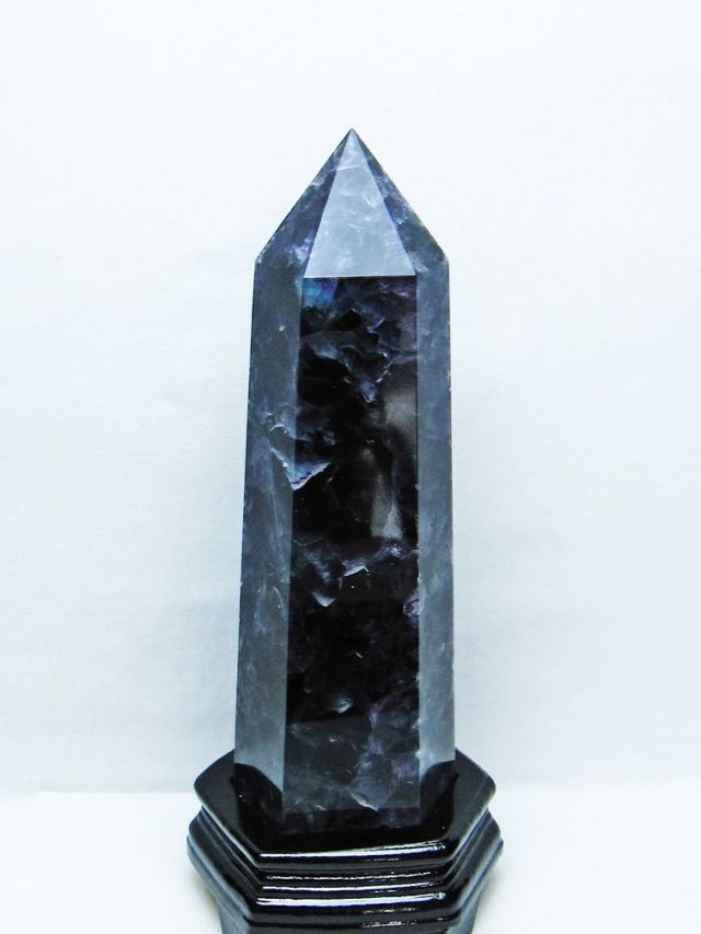 3.4Kg フローライト 六角柱[T634-5529]