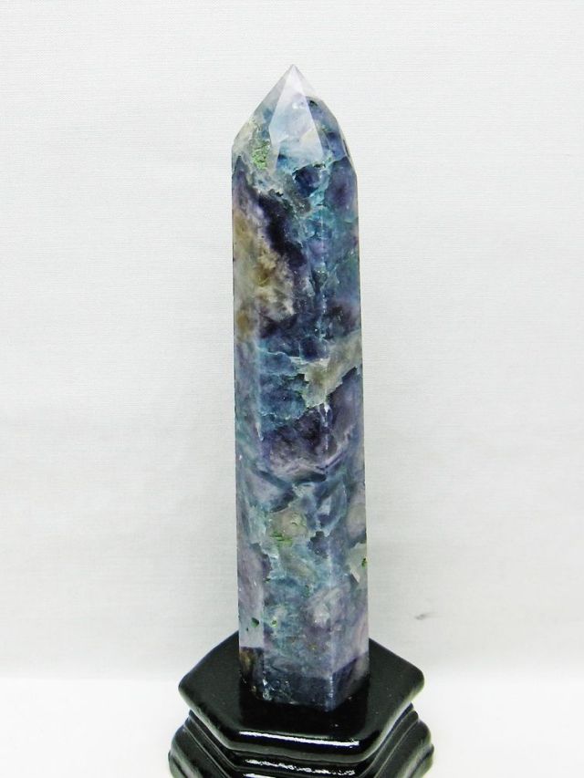 フローライト 六角柱 [t634-5656]