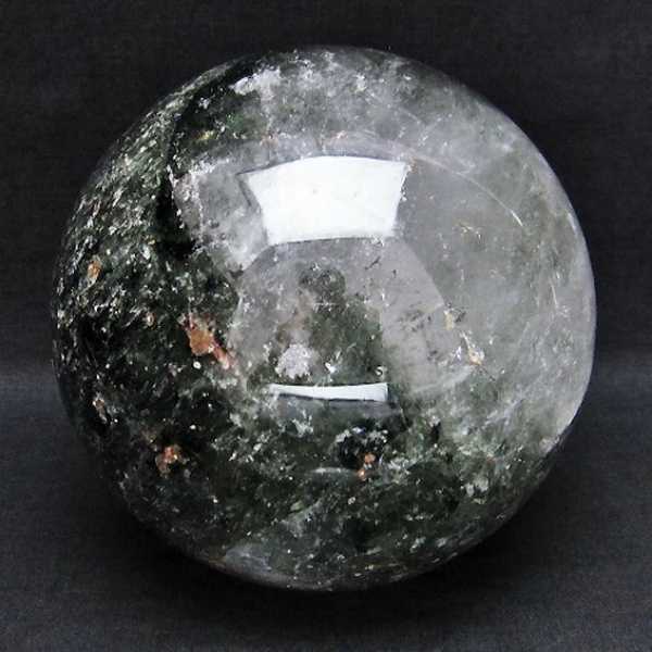 3Kg ガーデン水晶 丸玉 133mm [T637-3693]