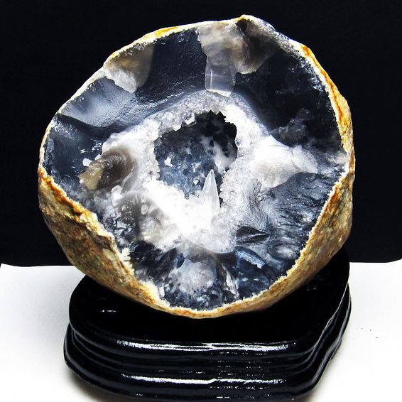 4Kg ブラジル産  アゲートドーム カルサイト共生[T640-2018]