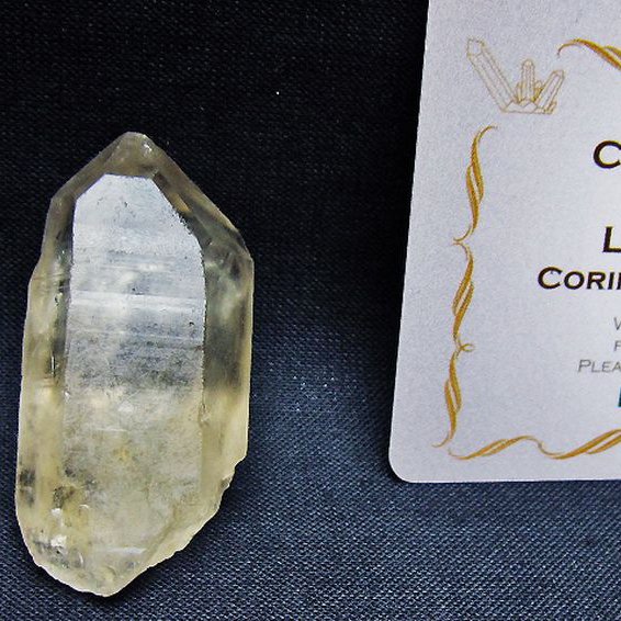 レムリアンシード 水晶 原石 ミナスジェライス州コリント産 ※証明書付き[T641-1964]