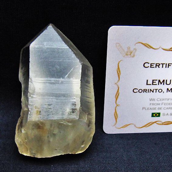 レムリアンシード 水晶 原石 ミナスジェライス州コリント産 ※証明書付き[T641-2009]