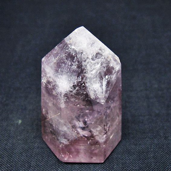 美品！アメジストクラスター六角柱 アメジスト 六角柱 [t642-6450]