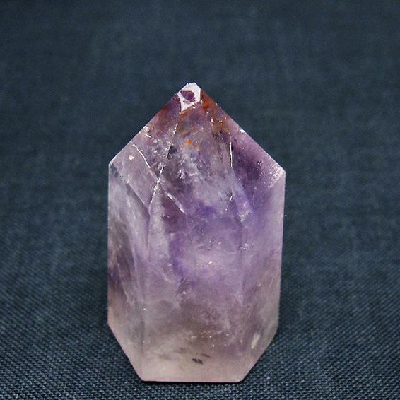 美結晶 虹入り アメジスト 六角柱 タワー 美結晶 虹入り アメジスト 六角柱 タワー