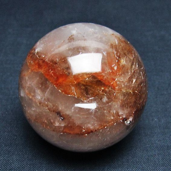 ヘマタイトインクォーツ 丸玉 46mm [T643-4509]