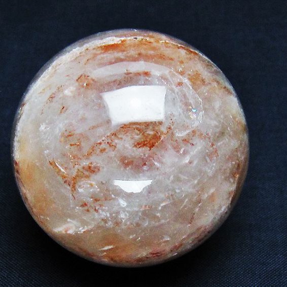 ヘマタイトインクォーツ 丸玉 50mm [T643-4521]