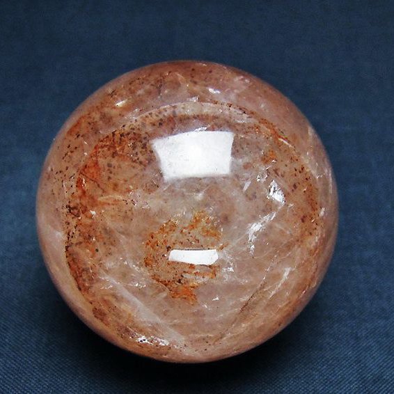 ヘマタイトインクォーツ 丸玉 48mm [T643-4574]