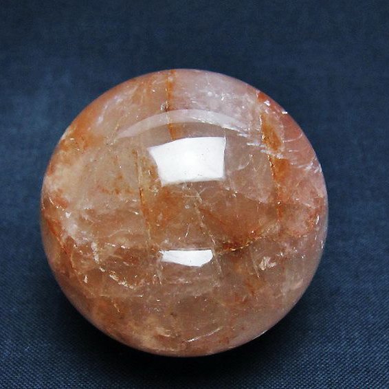 ヘマタイトインクォーツ 丸玉 46mm [T643-4591]