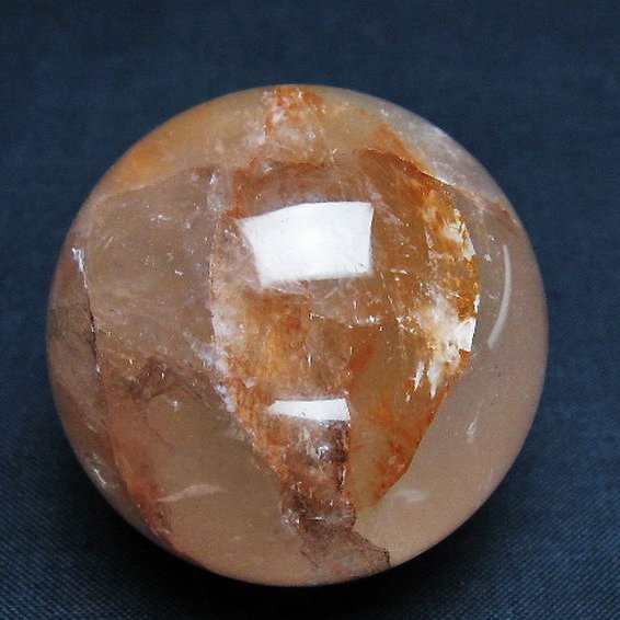 ヘマタイトインクォーツ 丸玉 45mm [T643-4602]