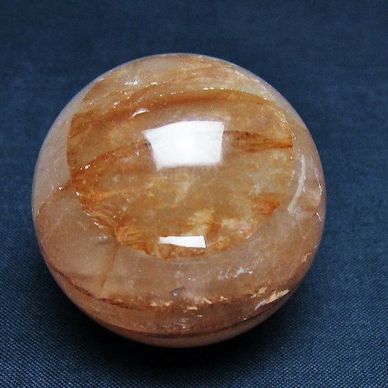 ヘマタイトインクォーツ 丸玉 46mm [T643-4607]