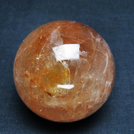 ⭐️ レインボー ファントムアメジスト 丸玉　紫水晶丸玉　天然石　置物 ☆幻品☆家宝級 極大逸品大宝珠☆レインボー ファントム