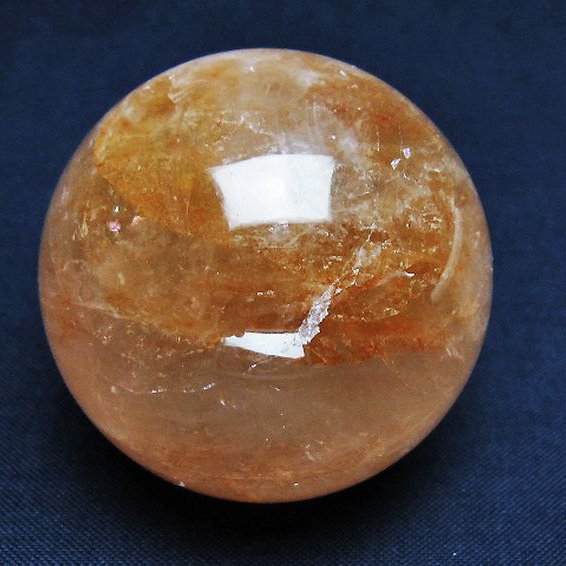 ヘマタイトインクォーツ 丸玉 46mm [T643-4690]