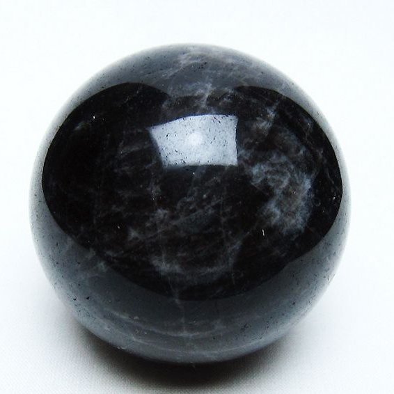 モリオン 純天然 黒水晶 丸玉 62mm [t643-5205]