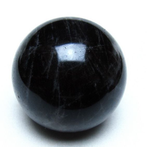 モリオン 純天然 黒水晶 丸玉 53mm [t643-5381]