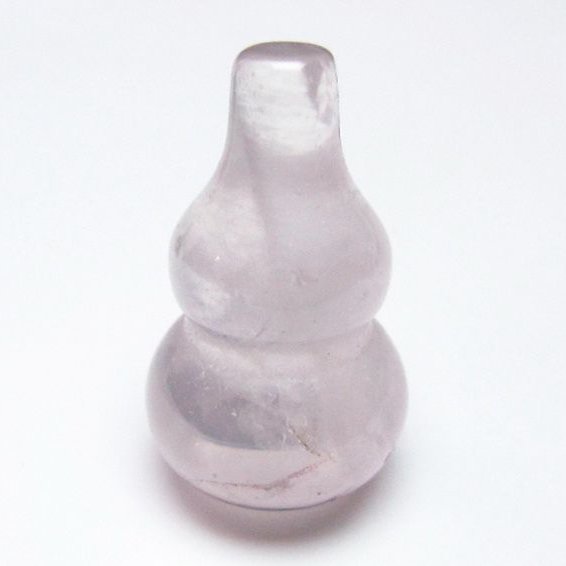 ローズクォーツ 葫芦 置物[T646-1028]