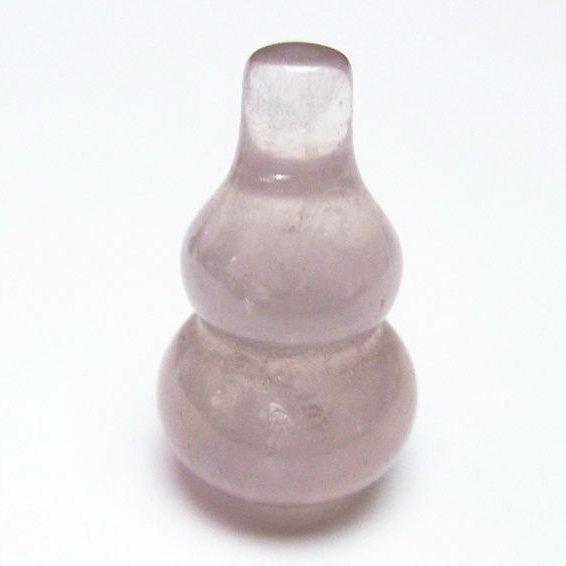 ローズクォーツ 葫芦 置物[T646-1047]