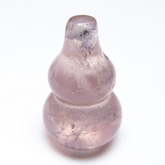 ローズクォーツ 葫芦 置物[T646-1051]