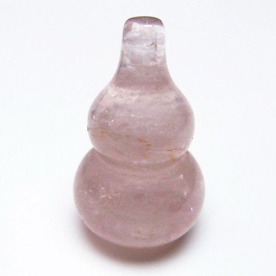 ローズクォーツ 葫芦 置物[T646-1057]
