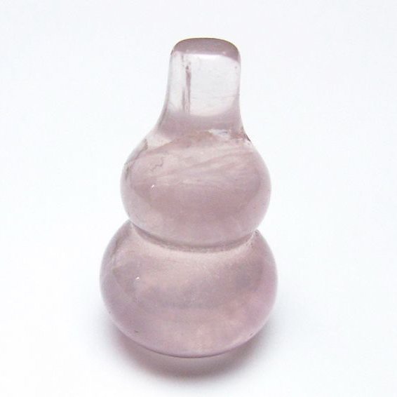 ローズクォーツ 葫芦 置物[T646-1095]