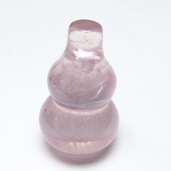 ローズクォーツ 葫芦 置物[T646-1111]