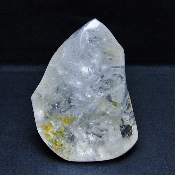 ヒマラヤ水晶 炎（フレイム） ポリッシュ  置物[T653-3656]