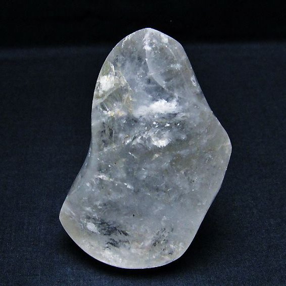 ヒマラヤ水晶 炎（フレイム） ポリッシュ 置物[T653-3721]