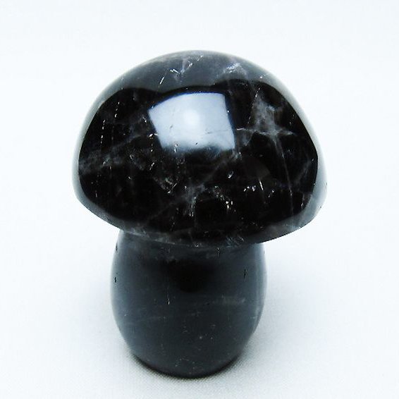 黒水晶 パワーストーン 天然石 モリオン 純天然 黒水晶 六角柱[T43-7933]