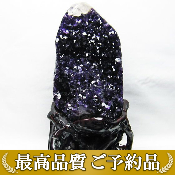 濃紫ウルグアイアメジストフラワーカルサイト共生紫水晶アメジスト