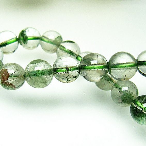 ガーデン水晶ルチル ブレスレット 7mm [t660-1572]