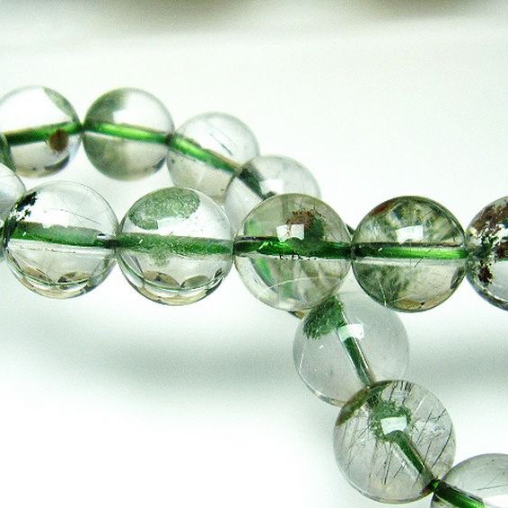 ガーデン水晶ルチル ブレスレット 10mm [T660-1590]