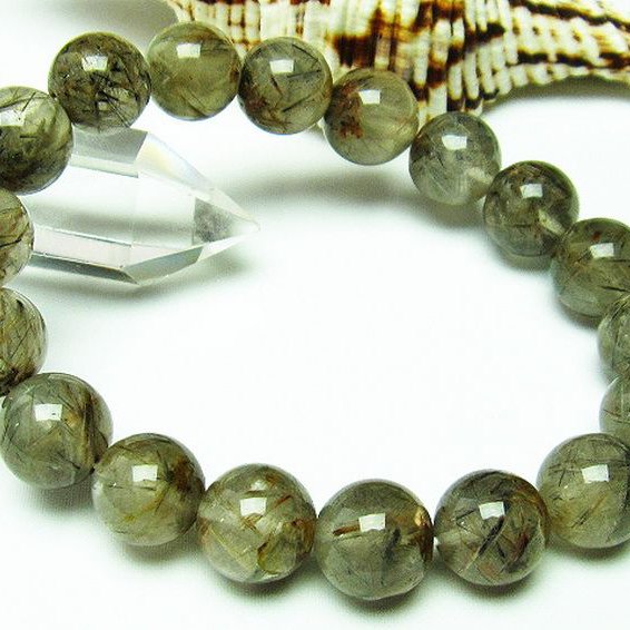 タイチンフラワー水晶 ブレスレット 12mm [T660-1780]