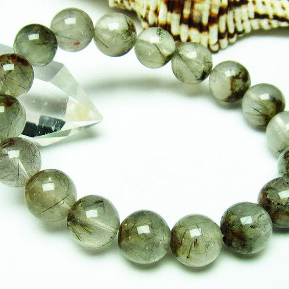 タイチンフラワー水晶 ブレスレット 11mm [T660-1846]