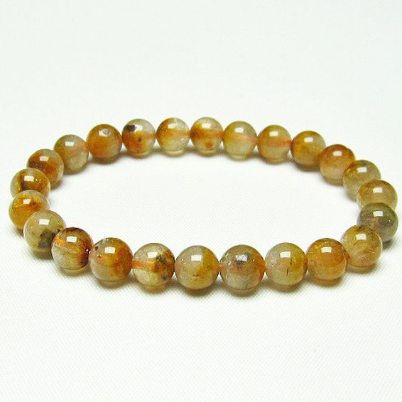 タイチンフラワー水晶 ブレスレット 8mm [T660-1959]