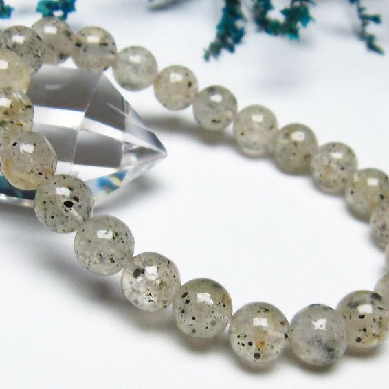 バイオタイトインクォーツ ブレスレット 9mm [T663-1312]