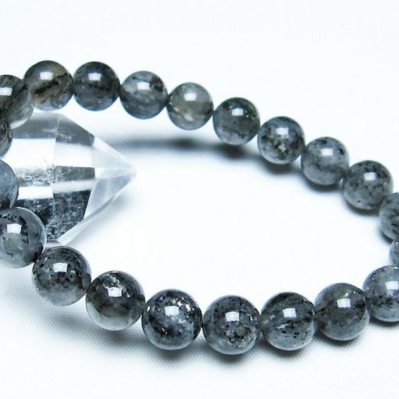 バイオタイトインクォーツ ブレスレット 9mm [T663-1573]