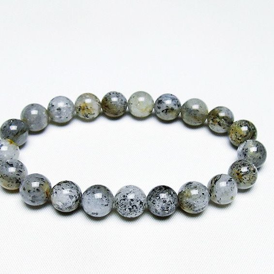 バイオタイトインクォーツ ブレスレット 9mm [T663-1706]