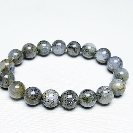 バイオタイトインクォーツ ブレスレット 11mm [T663-1762]