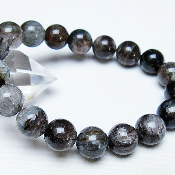 トルマリンルチル ブレスレット 12mm [T664-980]