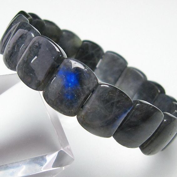 ラブラドライト バングル [T666-1287]