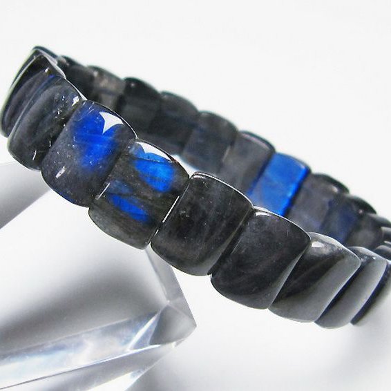 ラブラドライト バングル [T666-1382]