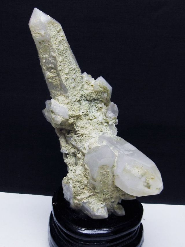 トルマリン入り ヒマラヤ水晶クラスター[T668-7850]