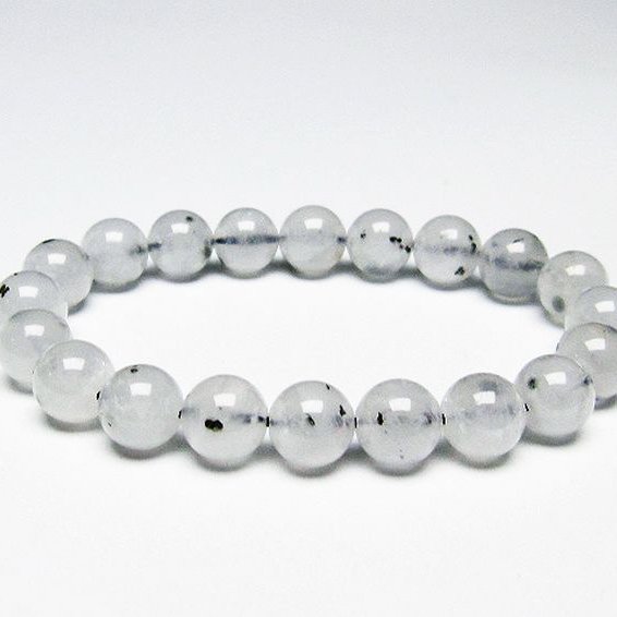 パイライト入り 水晶 ブレスレット 10mm [T669-666]