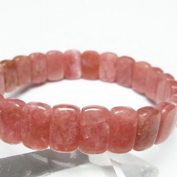 丸っこいインカローズのバングル インカローズ ロードクロサイト バングル [t67-3293]