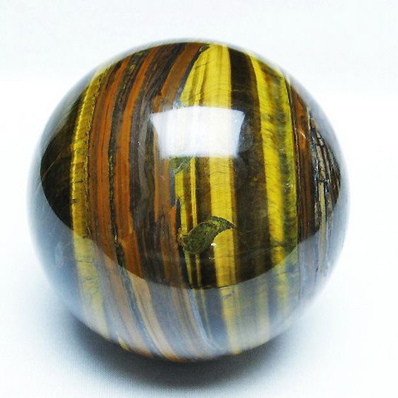 1.2Kg アイアンタイガーアイ 丸玉  91mm [T671-5928]