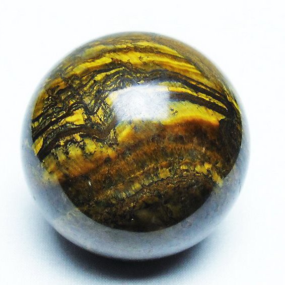 アイアンタイガーアイ 丸玉 58mm [T671-6116]