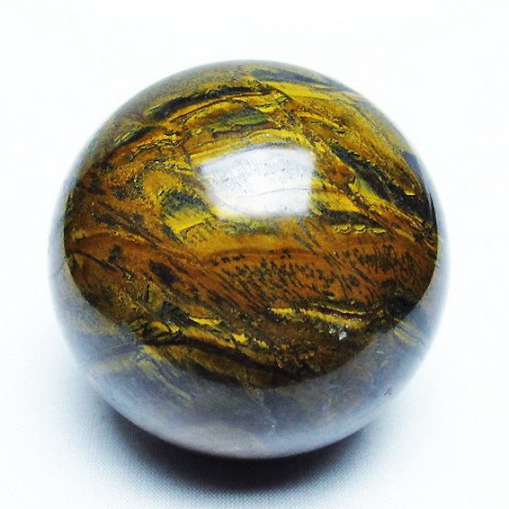 アイアンタイガーアイ 丸玉 66mm [T671-6121]