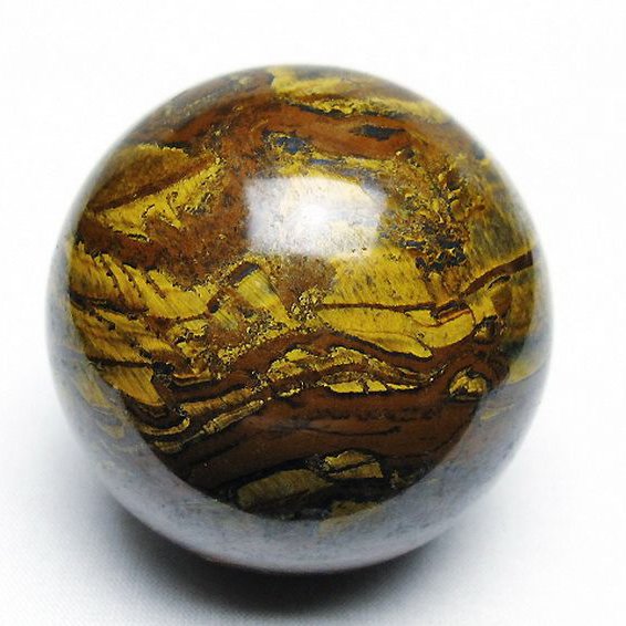 アイアンタイガーアイ 丸玉 59mm [T671-6196]