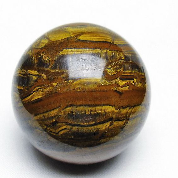 アイアンタイガーアイ 丸玉 64mm [T671-6206]